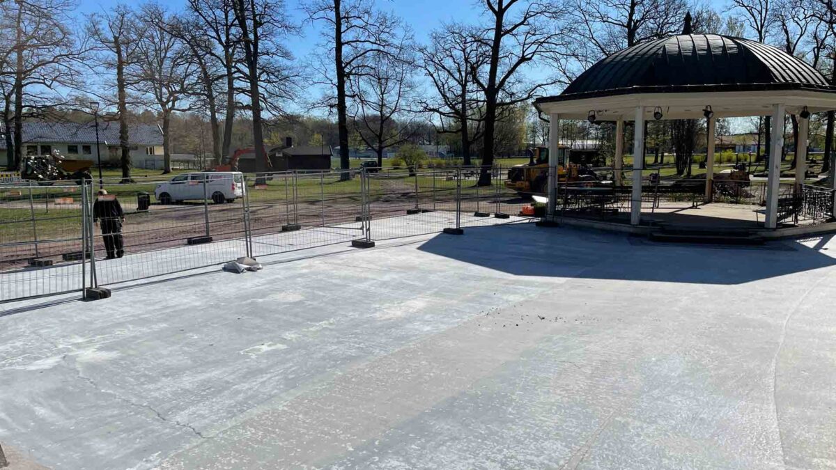 Lystlunden Park – Urban Utebane (2022) — Lystlunden Park 2022 – Kunstisbane i Horten